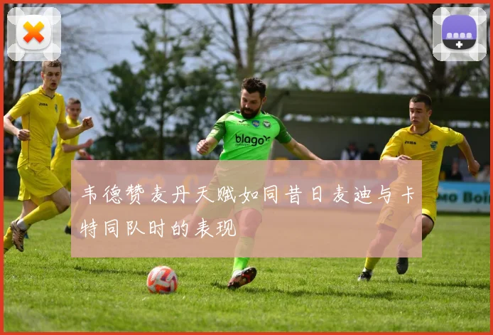 韦德赞麦丹天赋如同昔日麦迪与卡特同队时的表现